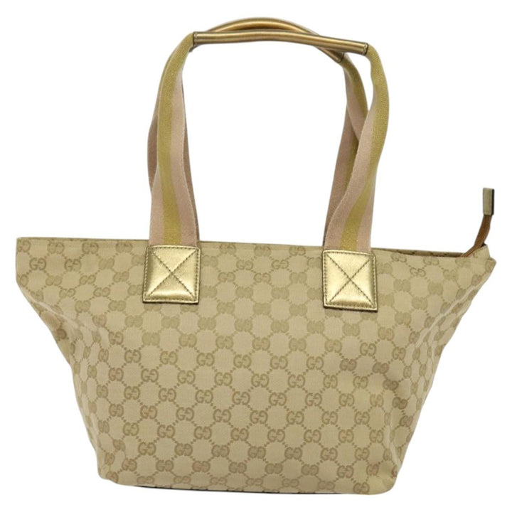Gucci Web Zip Tote GG Canvas
