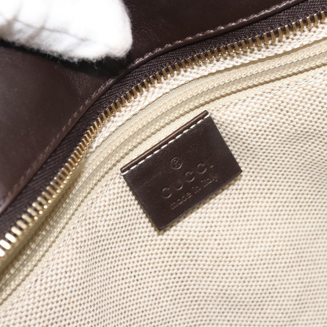 Gucci Original Zip Tote GG Canvas with Leather