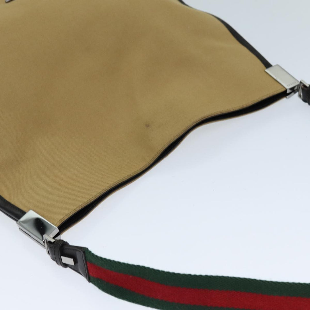 Gucci Vintage Shoulder Bag Canvas