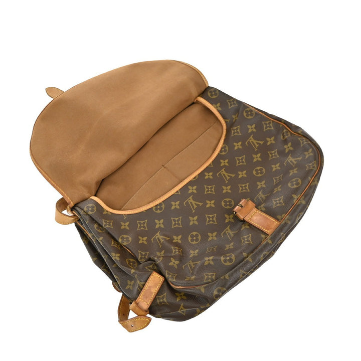 Louis Vuitton Saumur Handbag Monogram Canvas