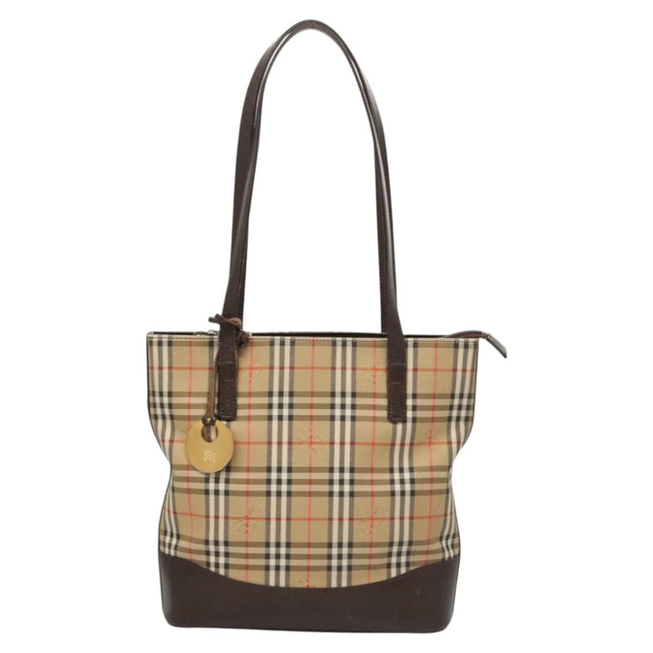 Burberry Nova check Shoulder bag Canvas and Leather