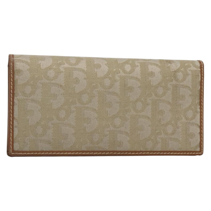 Christian Dior Trotter French Wallet Diorissimo Canvas
