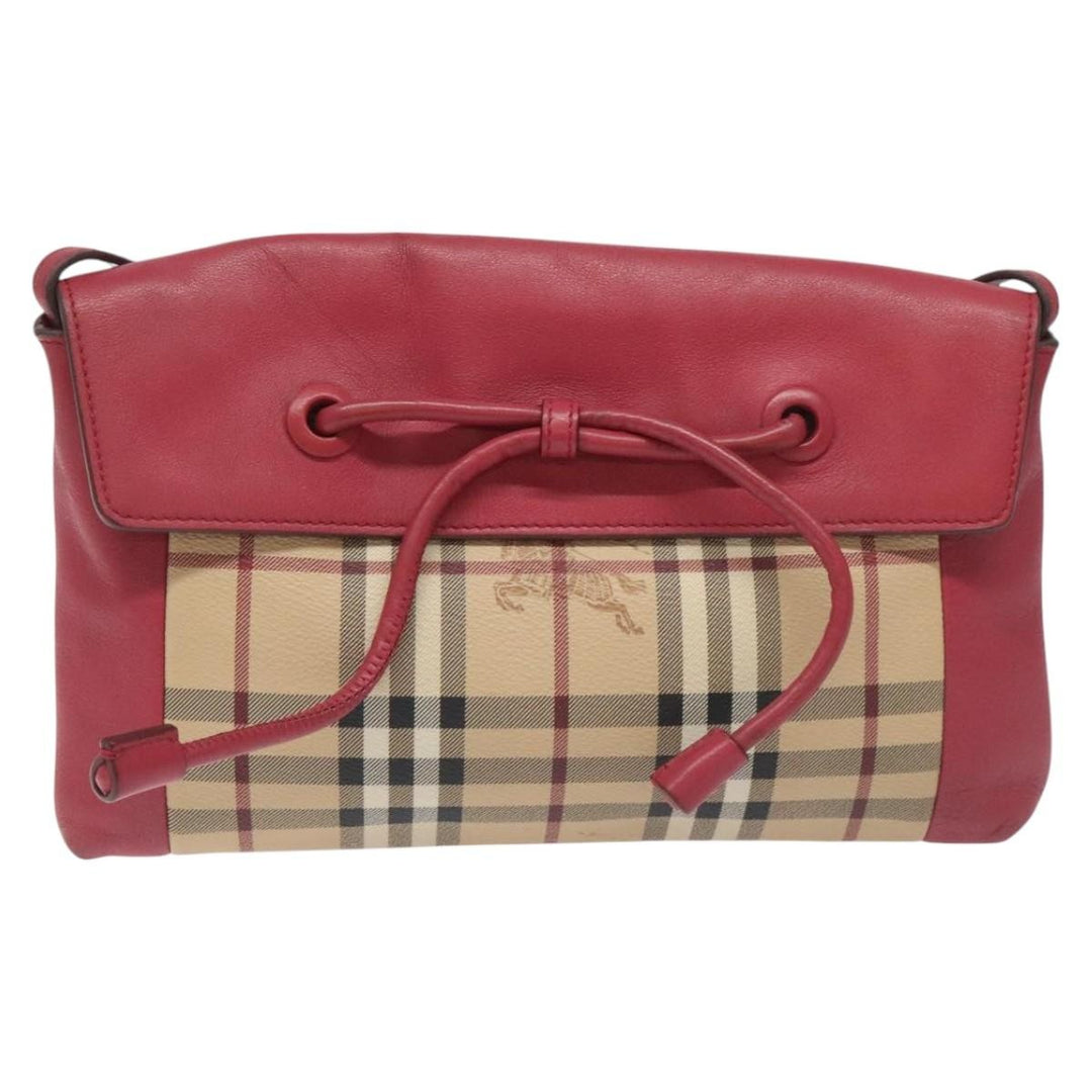Burberry Nova check Shoulder bag Canvas and Leather