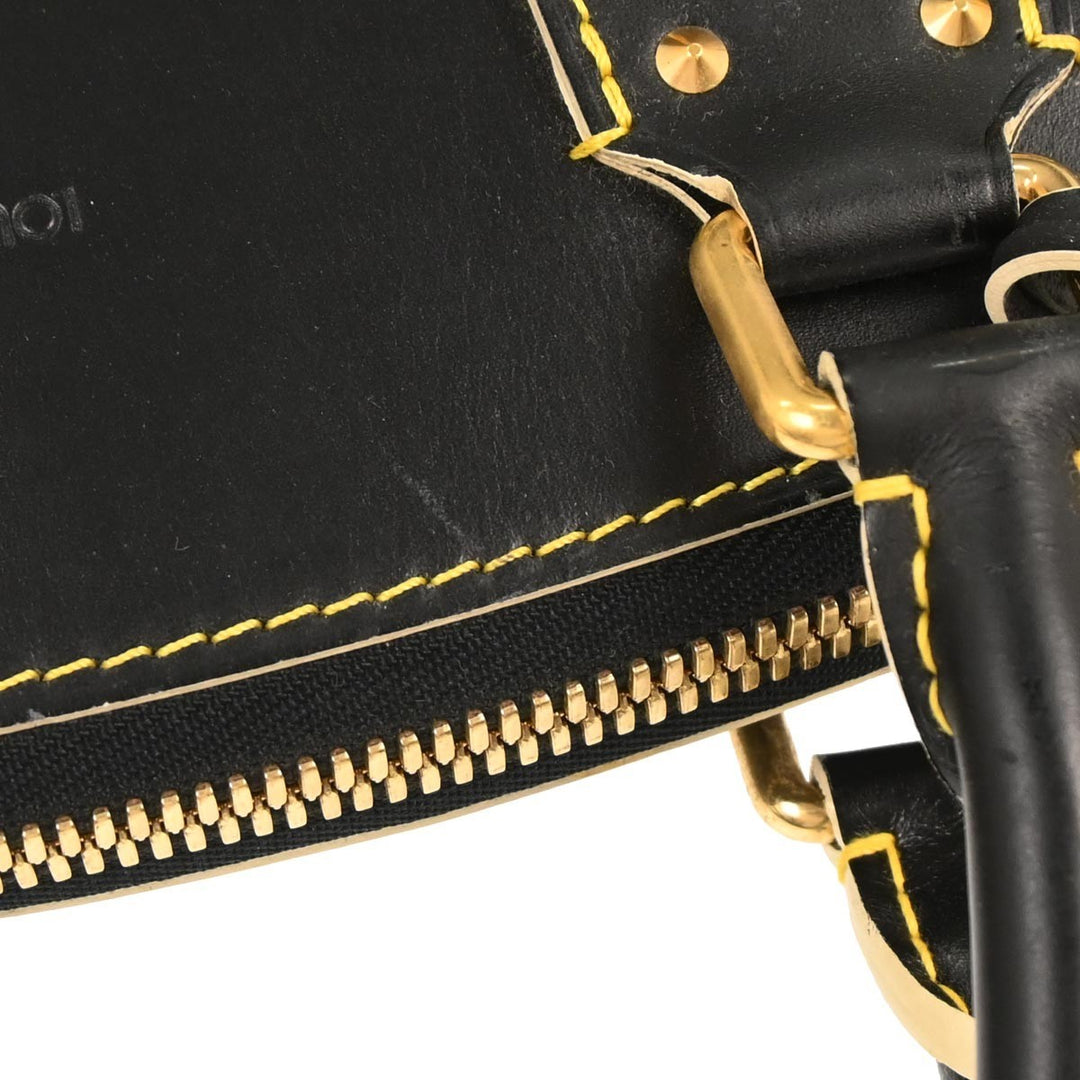 Louis Vuitton Suhali Lockit Handbag Leather