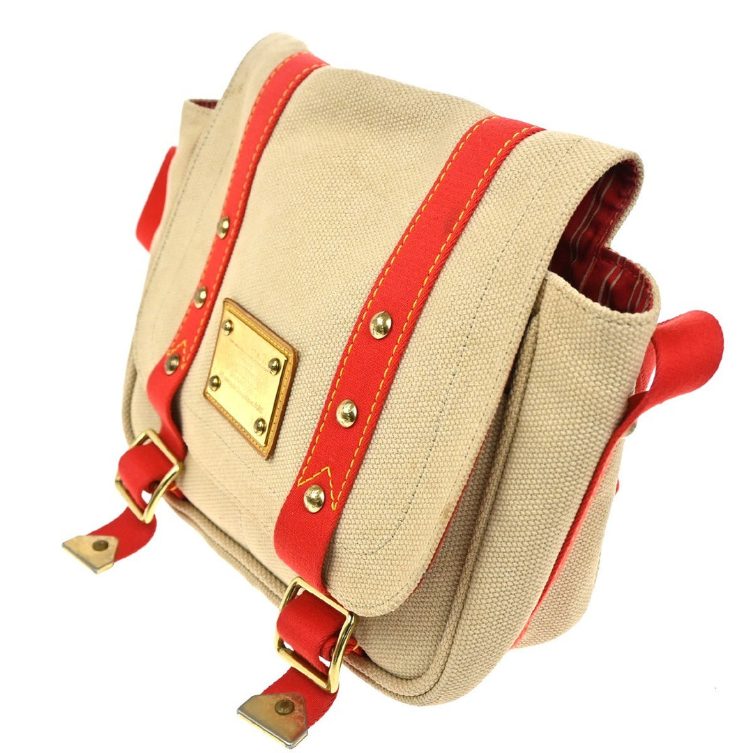 Louis Vuitton Antigua Besace Messenger Bag Canvas