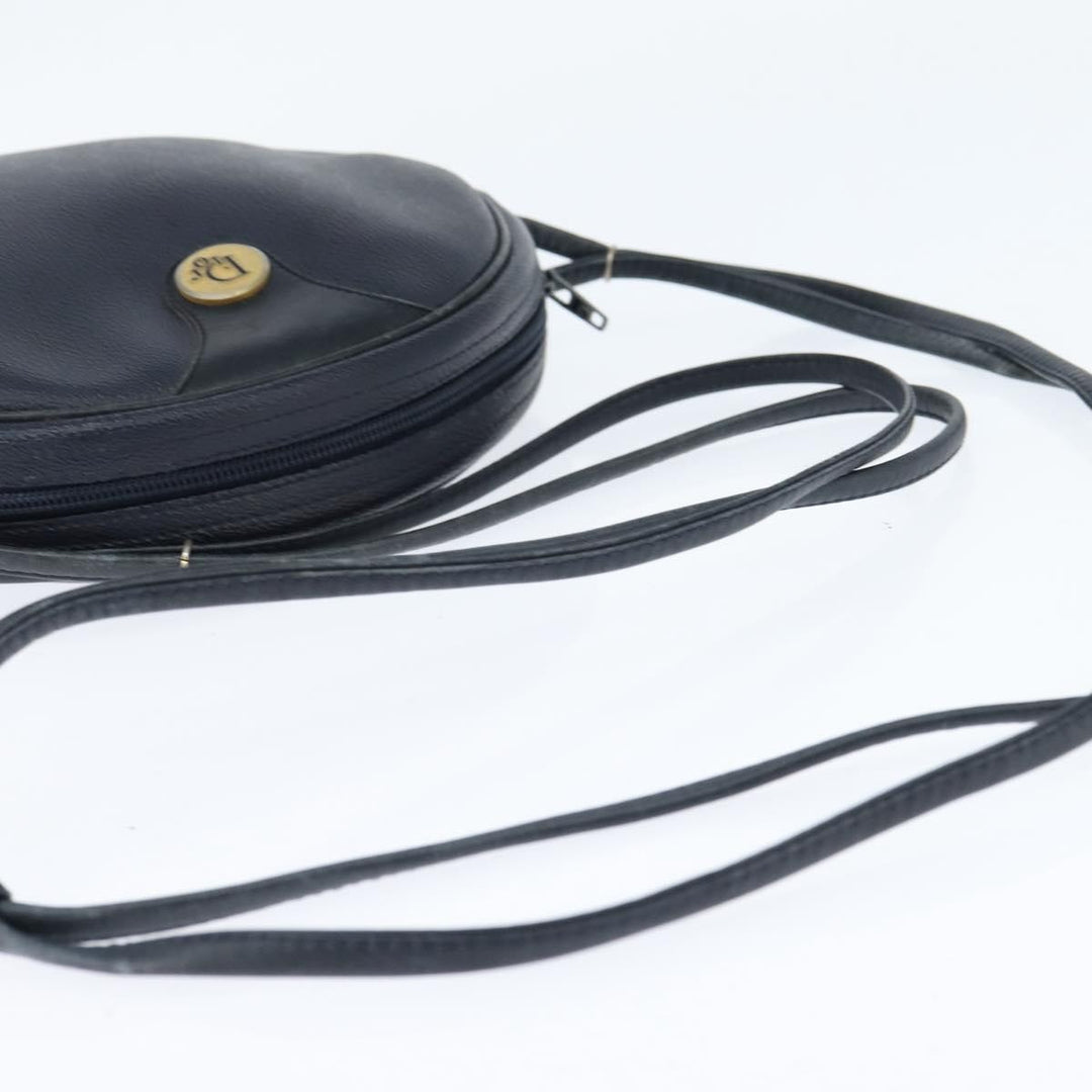 Christian Dior Vintage Honeycomb Shoulder Bag Canvas and Leather