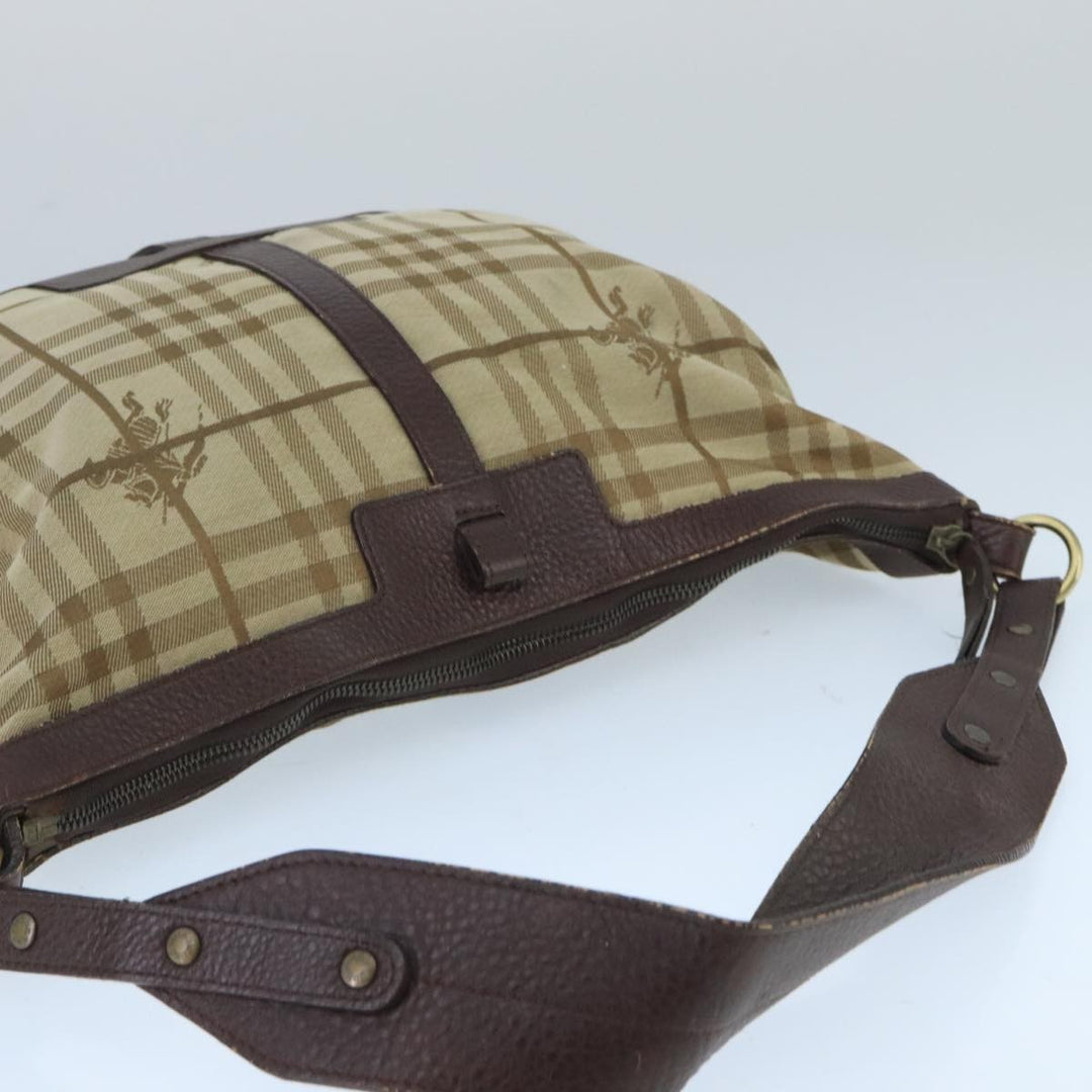 Burberry Nova check Shoulder bag Canvas and Leather