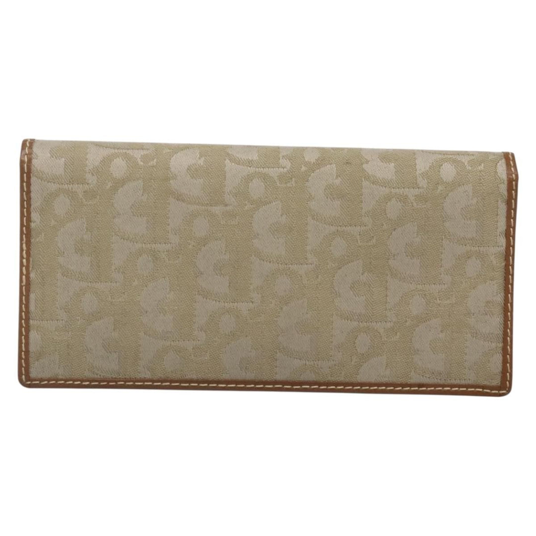 Christian Dior Trotter French Wallet Diorissimo Canvas