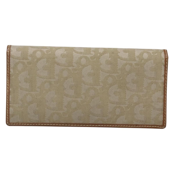 Christian Dior Trotter French Wallet Diorissimo Canvas