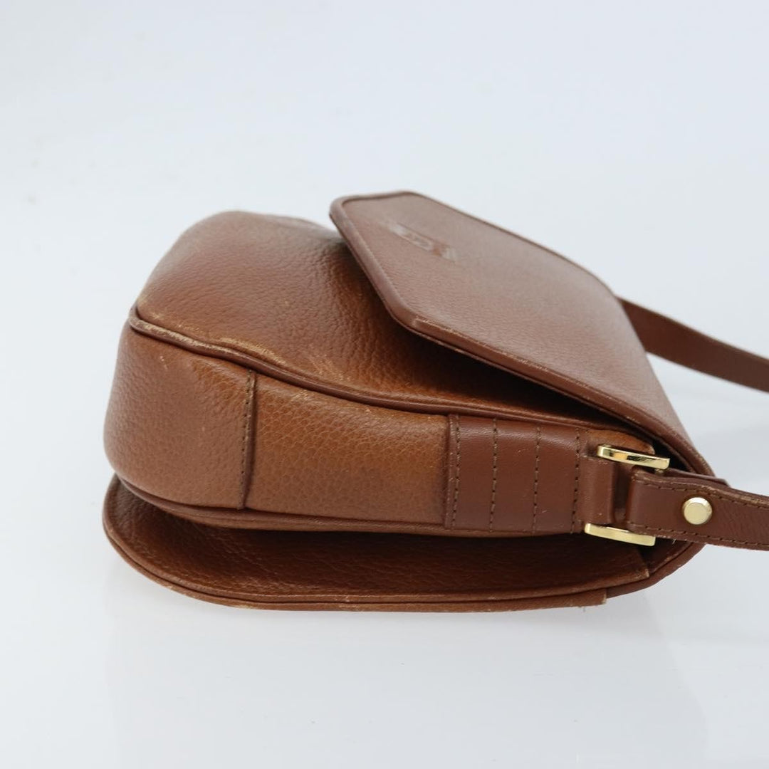 Burberry Flap Shoulder Bag Leather