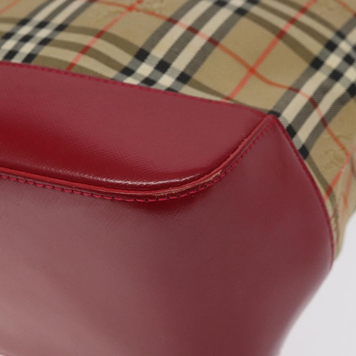 Burberry Nova Check Tote Canvas and Leather