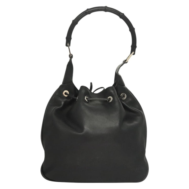 Gucci Vintage Bamboo Shoulder Bag Leather