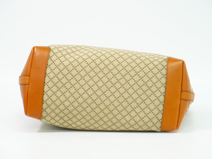Gucci Craft Tote Diamante Canvas with Leather