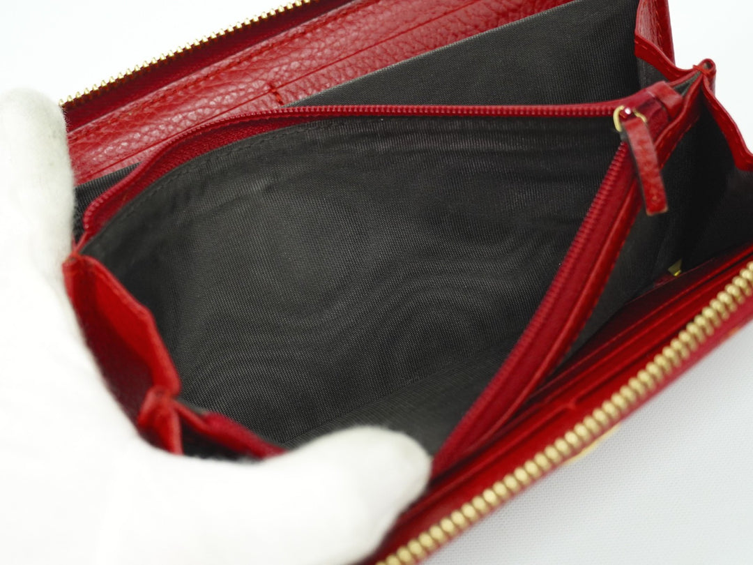 Gucci GG Marmont Zip Around Wallet Leather
