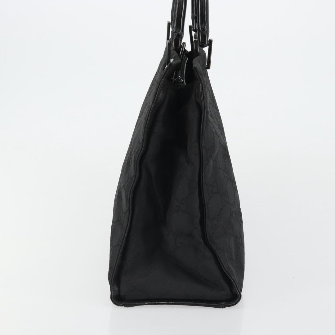 Gucci Vintage Bamboo Handle Tote GG Canvas