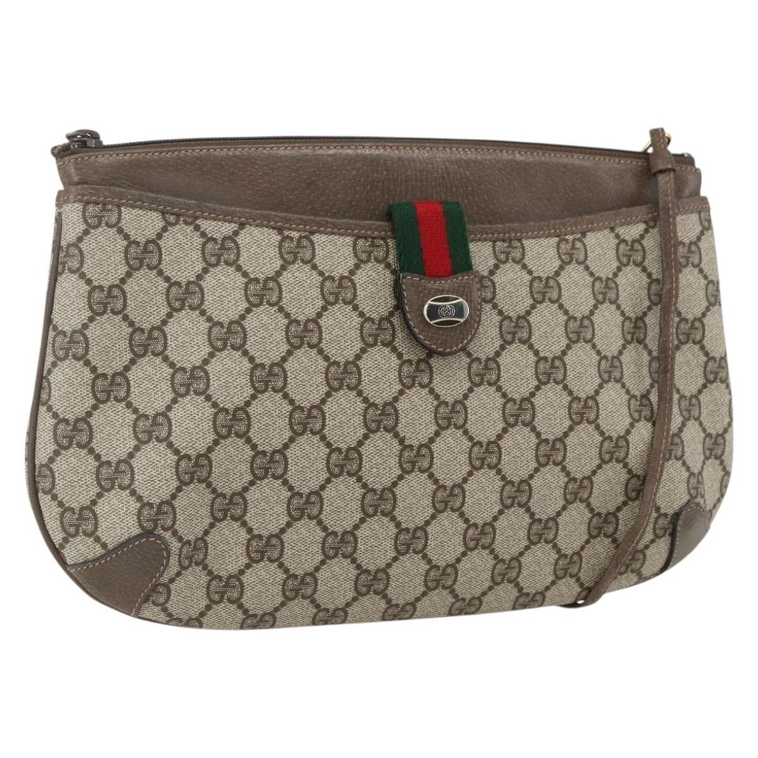 Gucci Vintage Web Crossbody Bag GG Coated Canvas