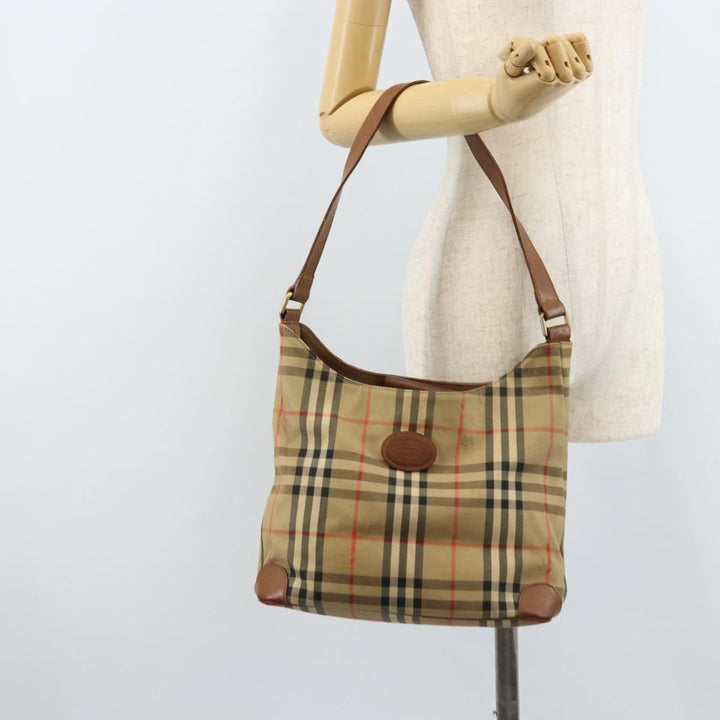 Burberry Nova check Shoulder bag Canvas and Leather