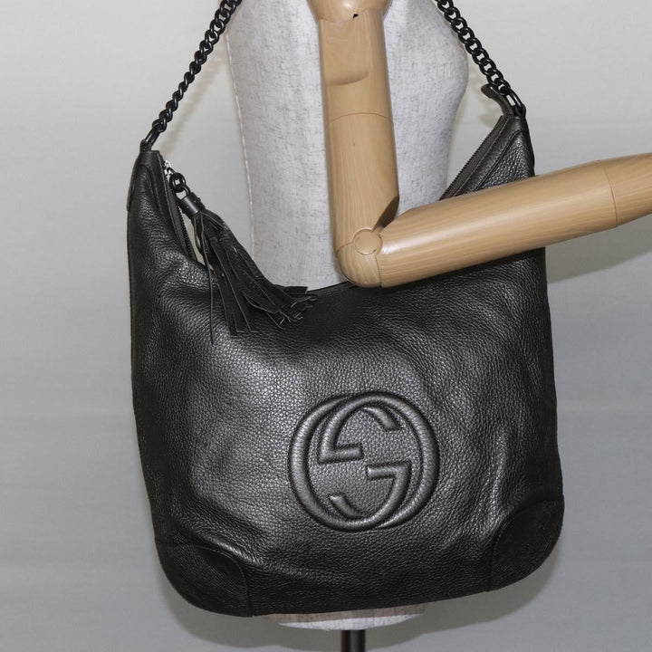 Gucci Soho Chain Hobo Leather