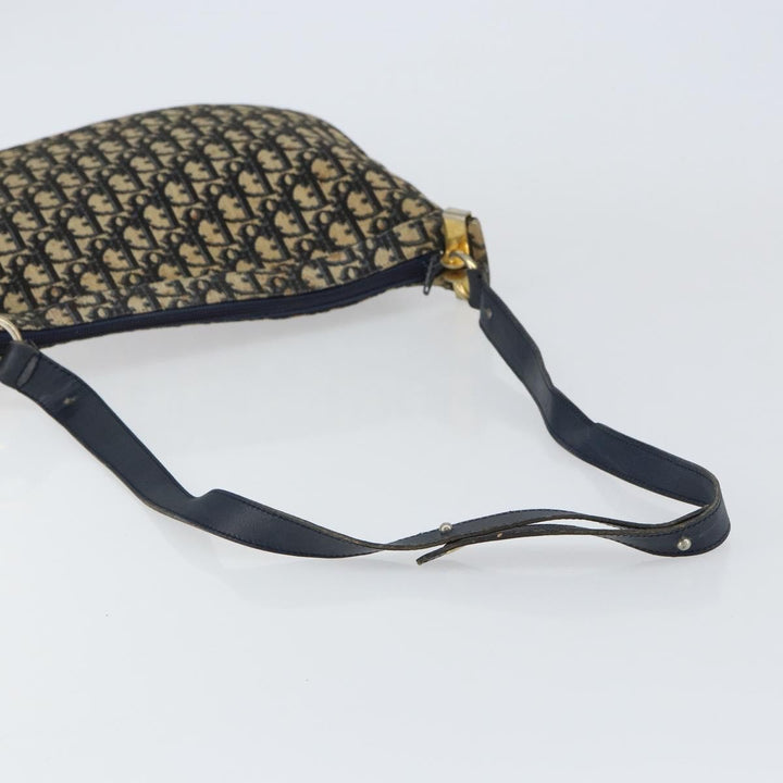Christian Dior Vintage Trotter Shoulder Bag Canvas