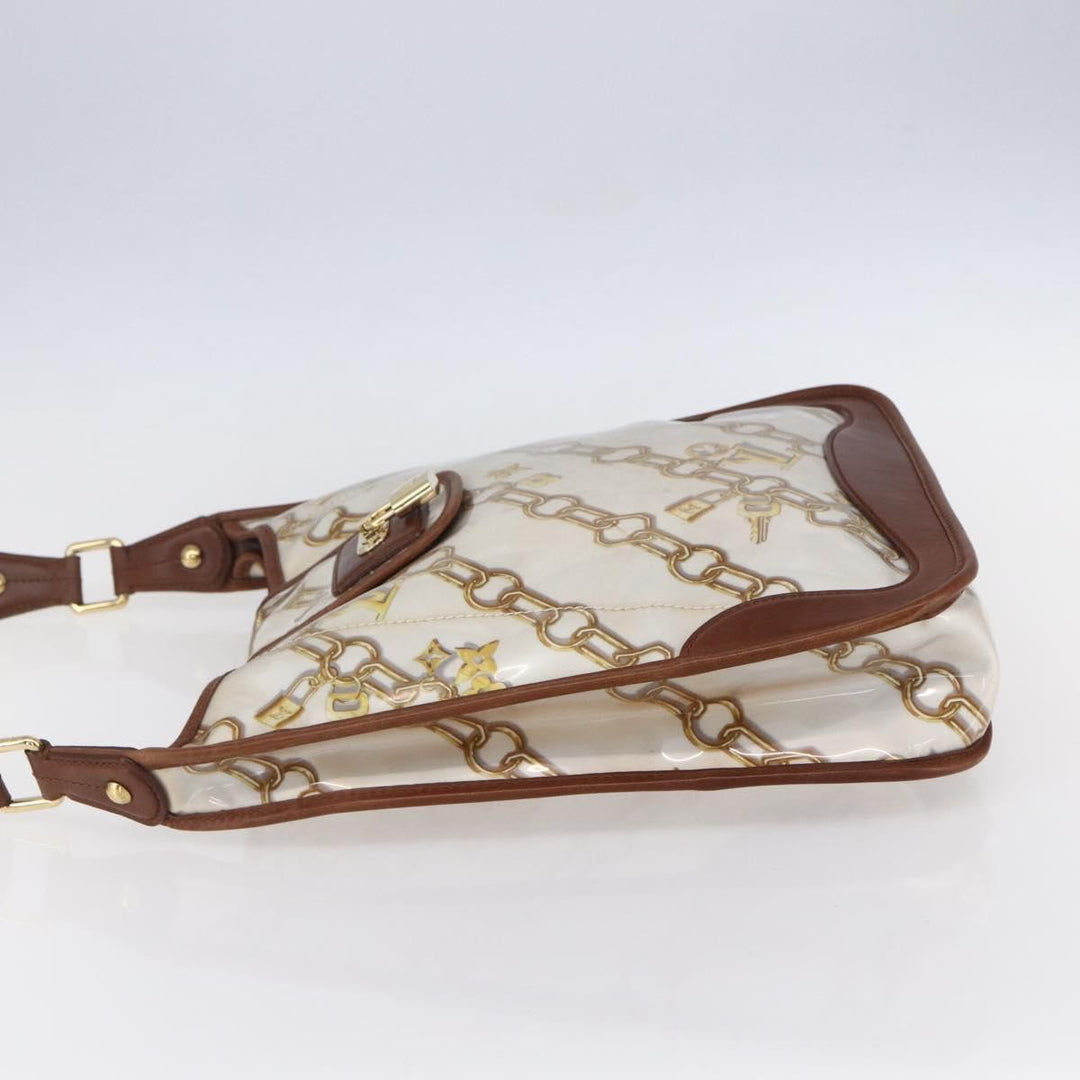 Louis Vuitton Charms Musette Handbag PVC Over Printed Silk