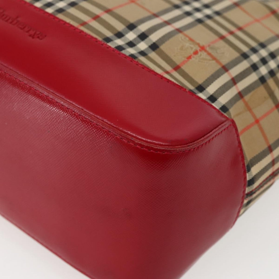 Burberry Nova Check Tote canvas check pattern
