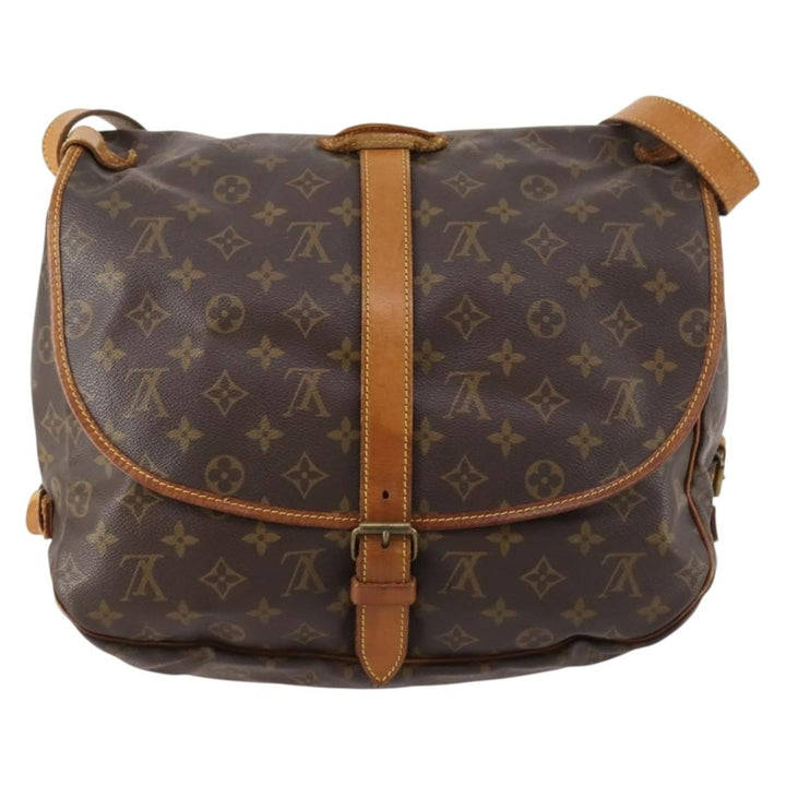 Louis Vuitton Saumur Handbag Monogram Canvas