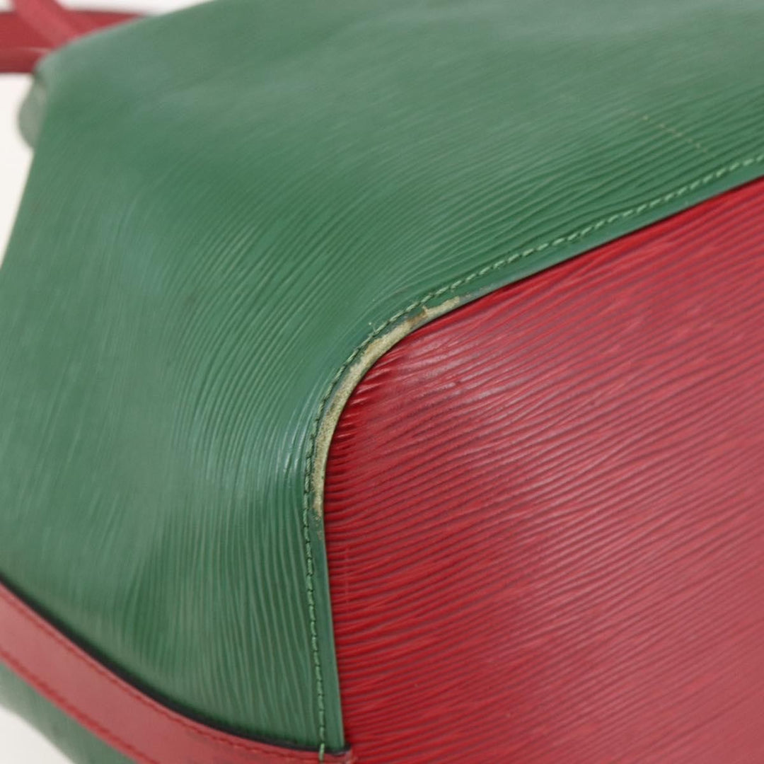 Louis Vuitton Bicolor Petit Noe Handbag Epi Leather