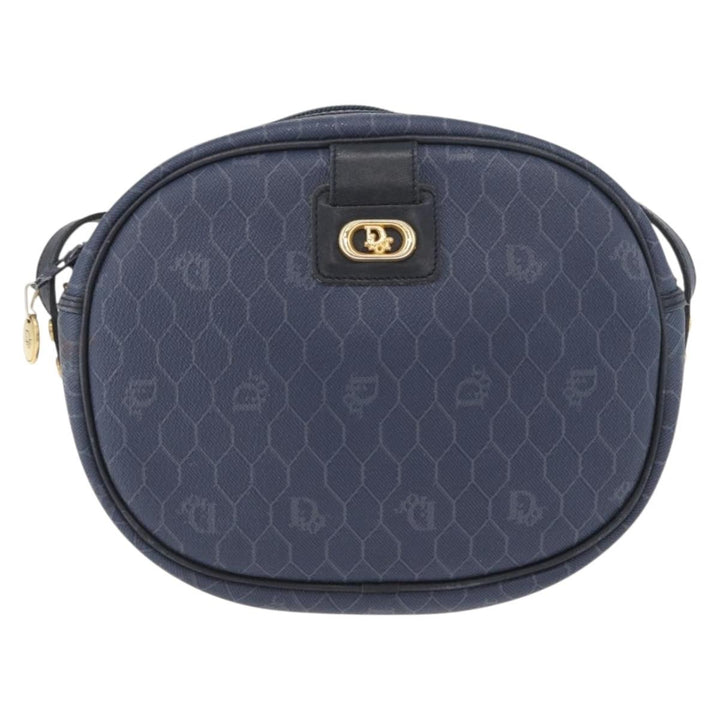 Christian Dior Vintage Honeycomb Shoulder Bag Canvas