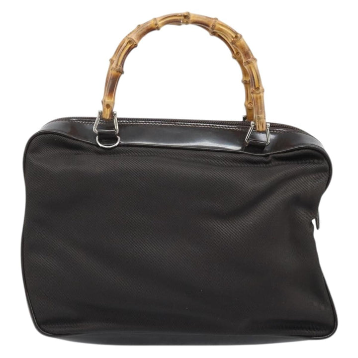 Gucci Vintage Bamboo Handle Bag Nylon