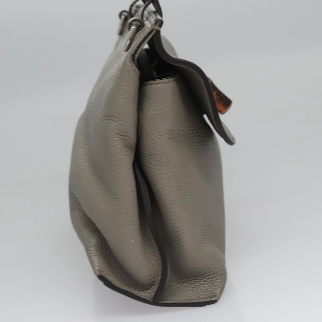 Gucci Bamboo Daily Top Handle Bag Leather