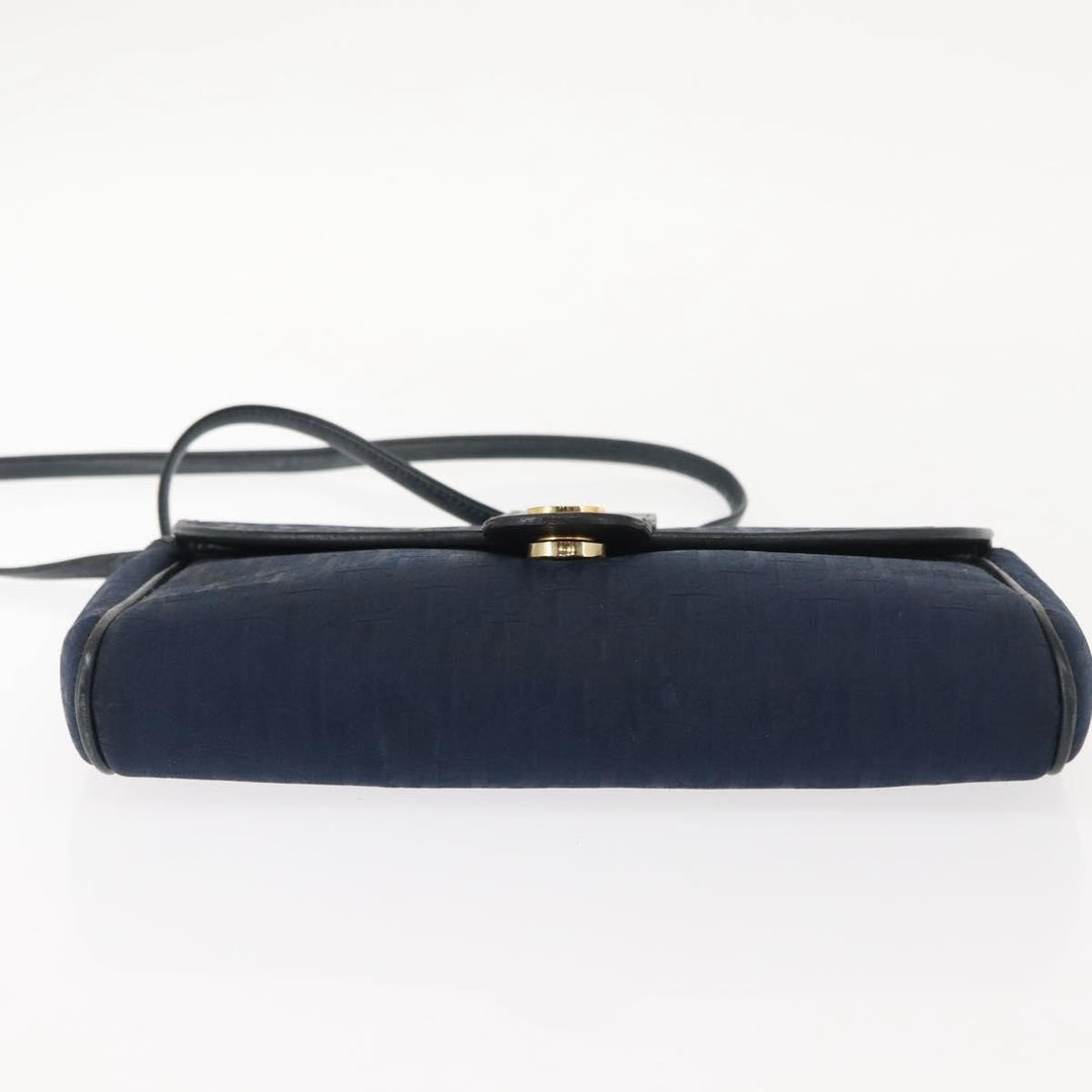 Christian Dior Vintage Trotter Shoulder Bag Canvas