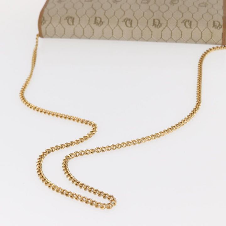 Christian Dior Vintage Honeycomb chain Canvas