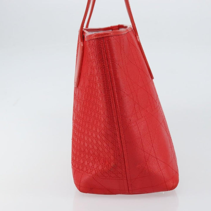 Christian Dior Panarea Tote Printed Cannage Quilt Canvas