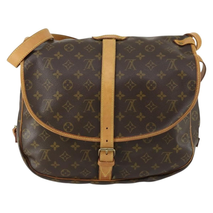 Louis Vuitton Saumur Handbag Monogram Canvas