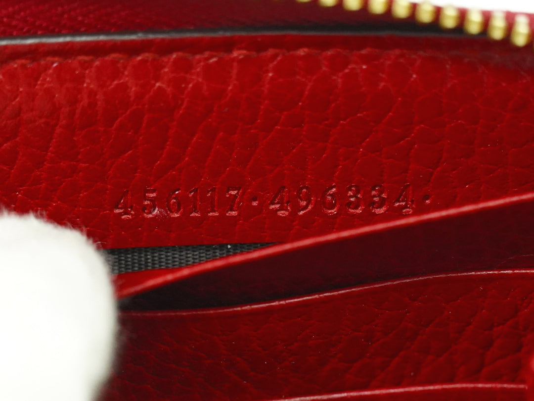 Gucci GG Marmont Zip Around Wallet Leather