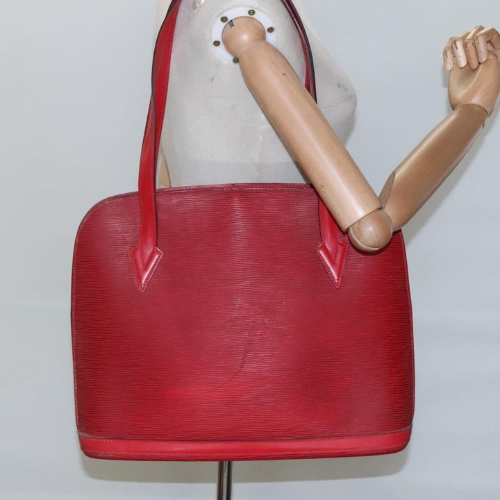 Louis Vuitton Lussac Handbag Epi Leather