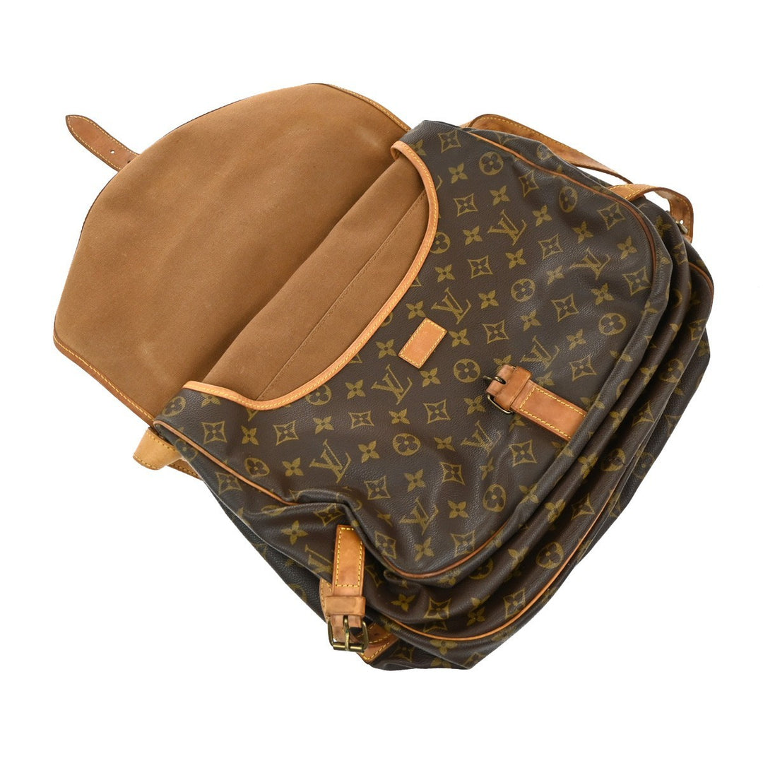 Louis Vuitton Saumur Handbag Monogram Canvas
