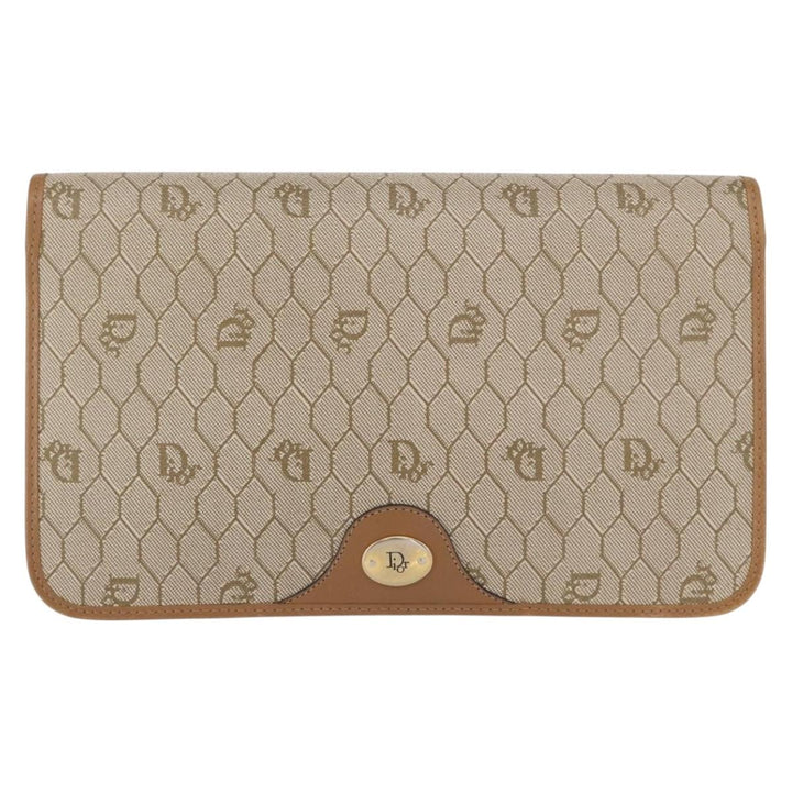Christian Dior Vintage Honeycomb chain Canvas