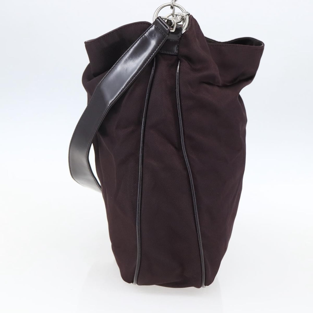 Gucci Vintage Bamboo Handle Bag Nylon
