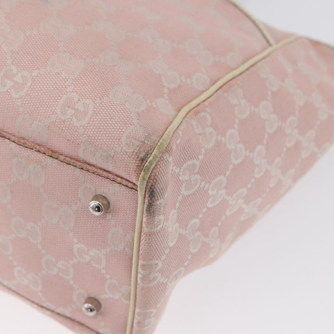 Gucci Web Handle Buckle Tote GG Canvas