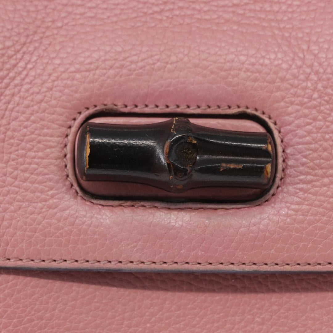 Gucci Bamboo Daily Top Handle Bag Leather