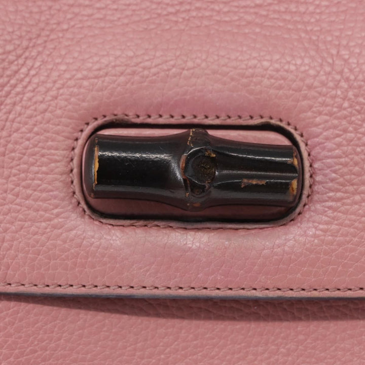 Gucci Bamboo Daily Top Handle Bag Leather