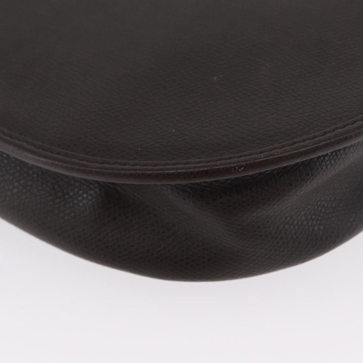 Christian Dior Vintage CD Logo Shoulder Bag Leather