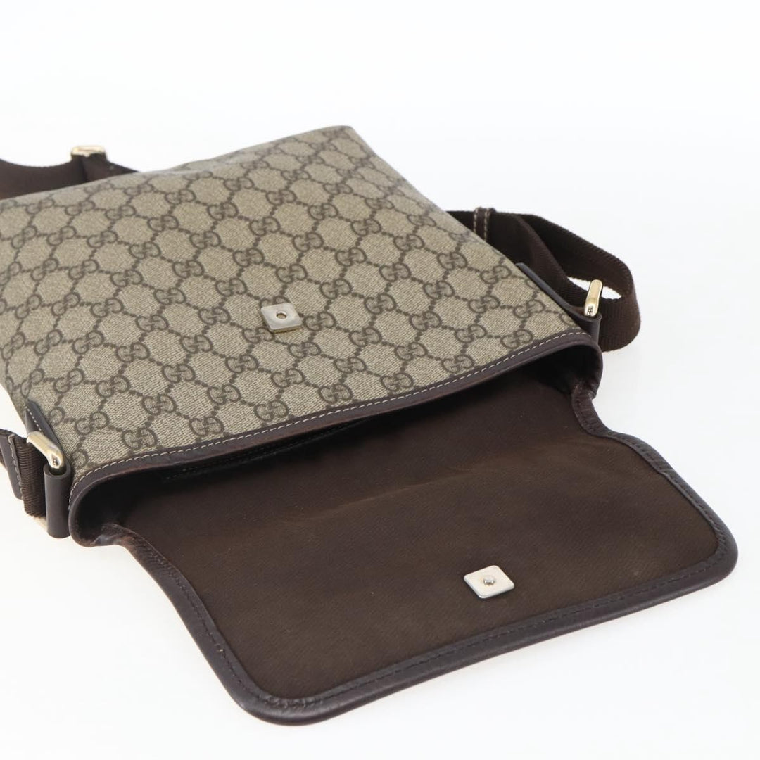 Gucci Flap Messenger GG Coated Canvas