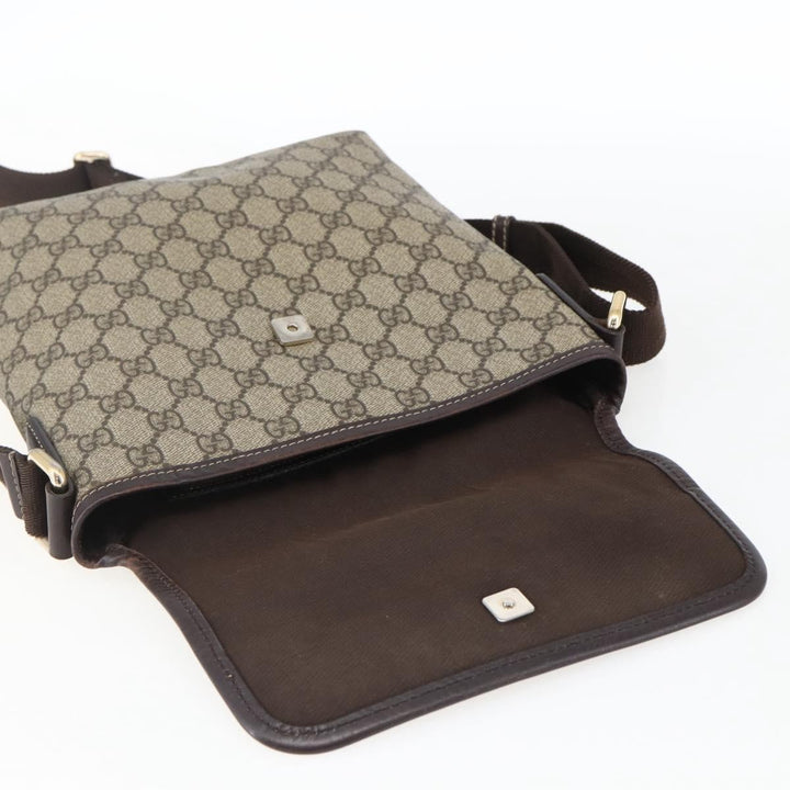 Gucci Flap Messenger GG Coated Canvas