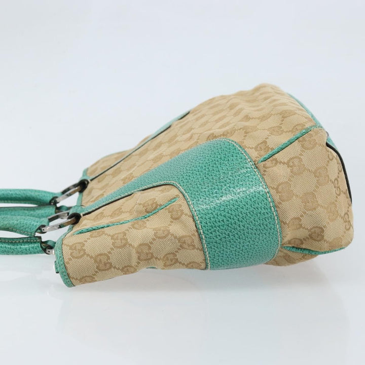 Gucci Vintage Ring Tote GG Canvas with Leather
