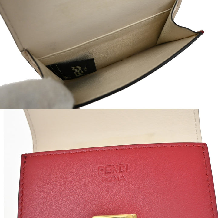 Fendi Peekaboo Wallet Leather