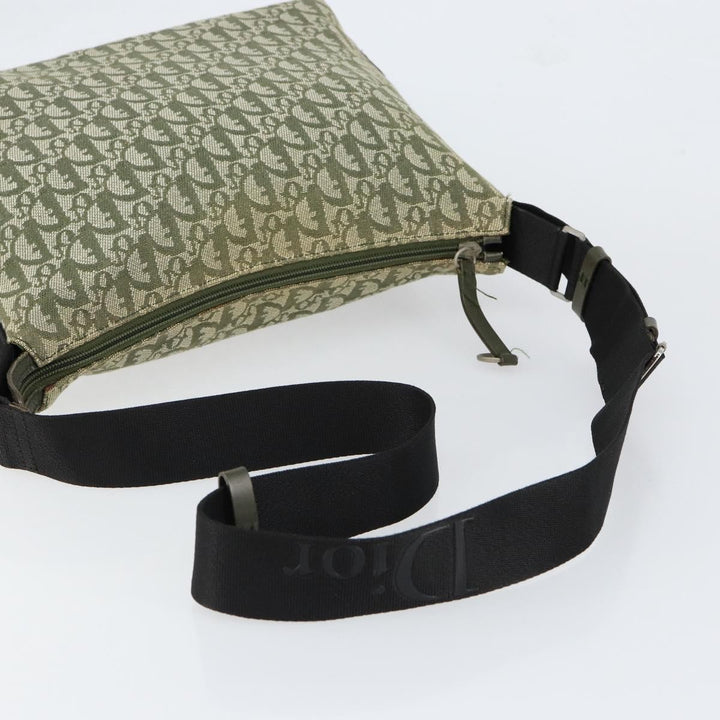 Christian Dior Vintage Trotter Shoulder Bag Canvas