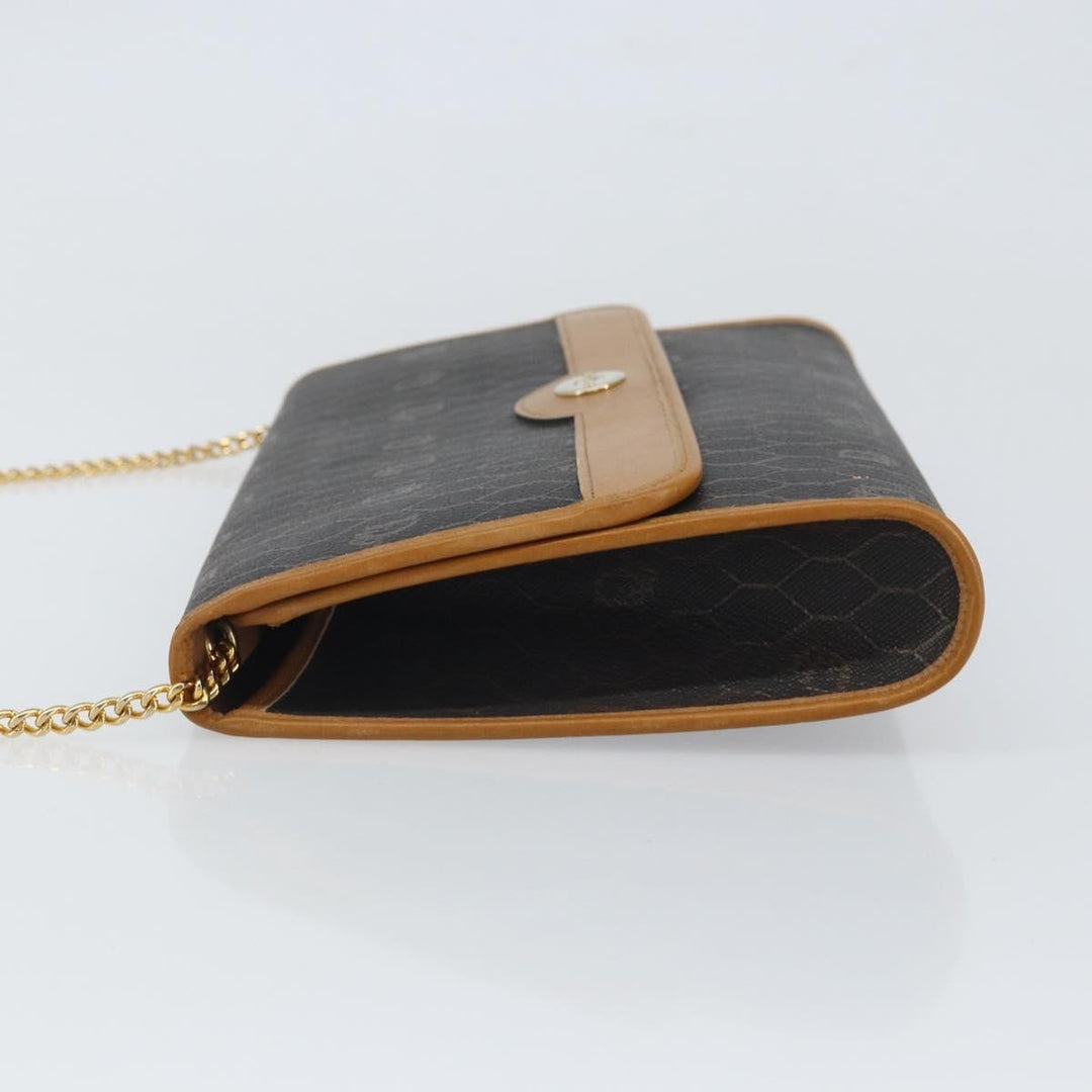 Christian Dior Vintage Honeycomb chain Canvas
