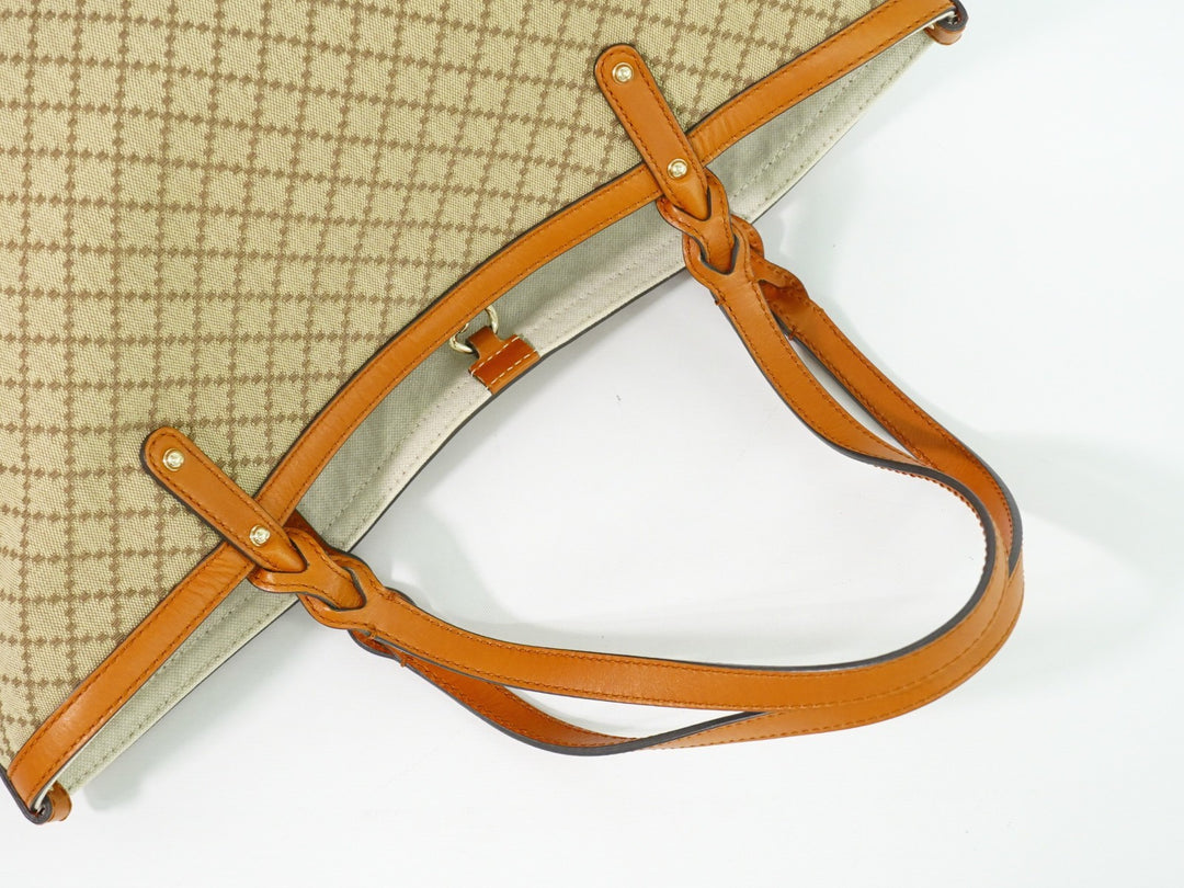 Gucci Craft Tote Diamante Canvas with Leather